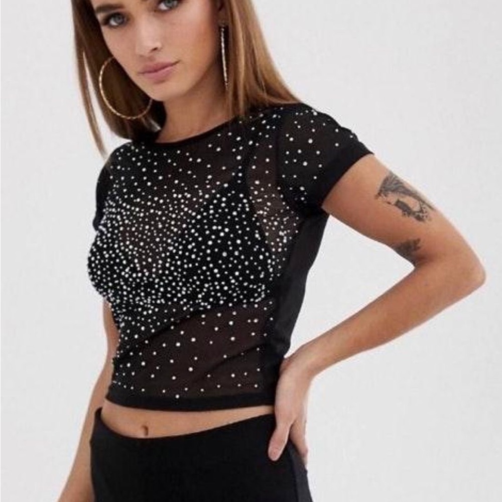 ASOS Rhinestone top - Picture 2 of 2